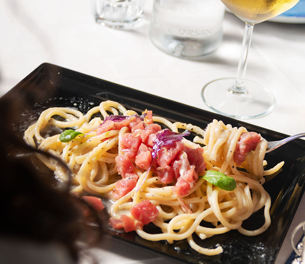 cacio e peppe di tonno